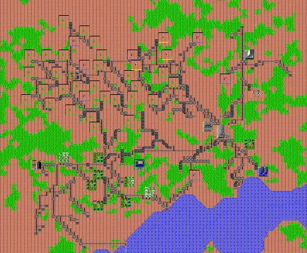 Screenshot of Annexed Wonder, a fractal city